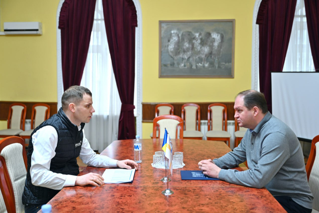  Генеральный примар Ион Чебан встретился с президентом организации YMCA Moldova Думитру Ройбу