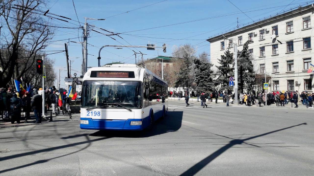 Circulația troleibuzelor pe bd. Ștefan cel Mare și Sfânt, în perimetrul str. Ciuflea - str. M. Viteazul a fost redirecționată