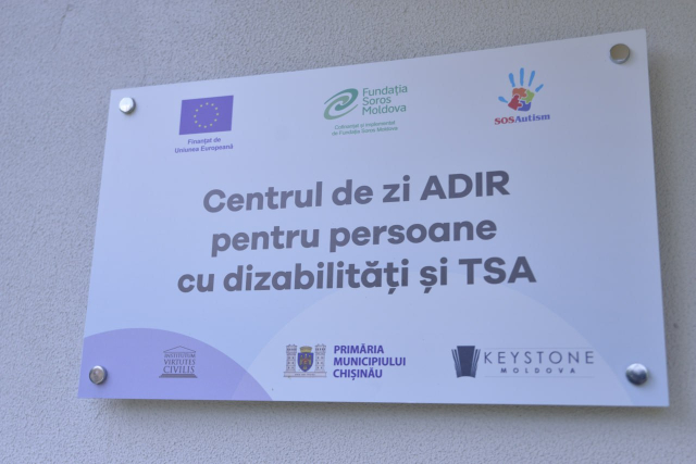 Deschiderea Centrului de zi pentru adulți cu tulburări din spectrul autismului „ADIR”