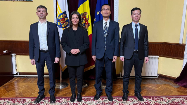 Deputy Mayor Olga Ursu had a meeting with representatives of the Embassy of the People's Republic of China in Chisinau.