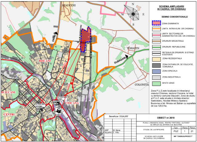 Anunţ privind organizarea consultărilor publice pe marginea proiectului „Planul urbanistic zonal pentru teritoriul alăturat bd. Mircea cel Bătrân și str. Bucovina”