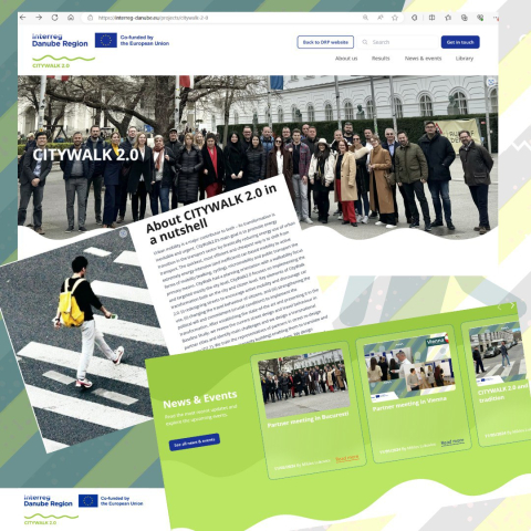 Implementation of the Project CITYWALK 2.0 - Together for efficient urban mobility
