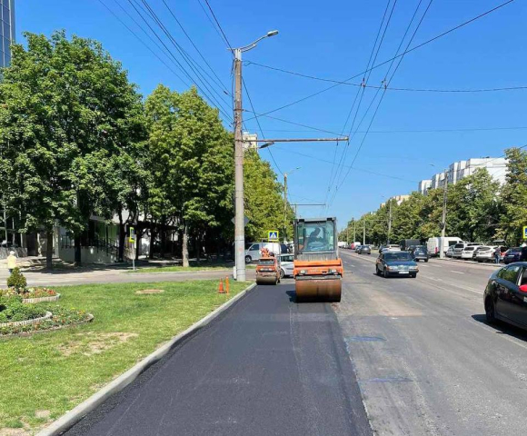 Lucrări de reparație și întreținere a infrastructurii rutiere din municipiul Chișinău, executate pe parcursul săptămânii: 03 – 09 iunie 2024