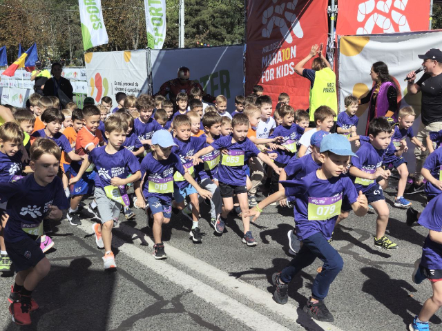 Desfășurarea competiției de alergare pentru copii „Kids Marathon 2024”, ediția a X-a