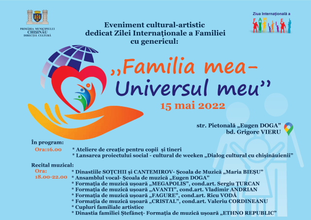 Lansarea Proiectului social – cultural de weekend „Dialog cultural cu chișinăuienii”, ediția a II-a   