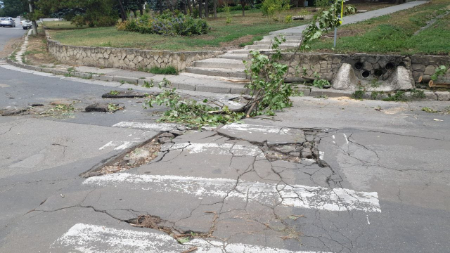 Identificarea pagubelor provocate de ploi, pe profilul infrastructură rutieră municipală