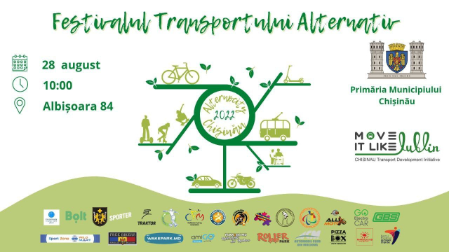 La Chișinău va avea loc Festivalul Transportului Alternativ