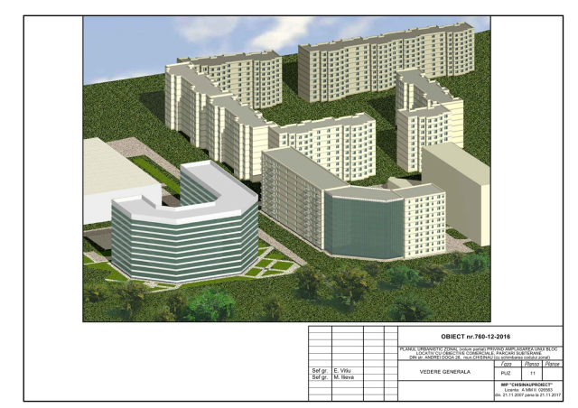 CONSULTĂRI PUBLICE: ”Planul Urbanistic Zonal privind valorificarea terenului din str. A.Doga, 26"