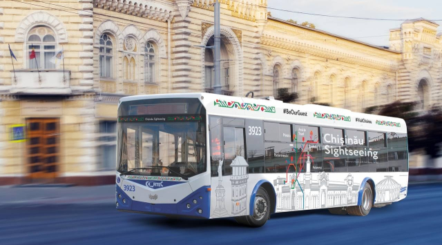 A tourist trolleybus will run on the streets of Chisinau on weekends