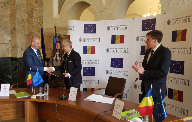 Semnarea Înţelegerii de cooperare între Sectorul Centru al Municipiului Chişinău şi Sectorul 1 al Municipiului Bucureşti