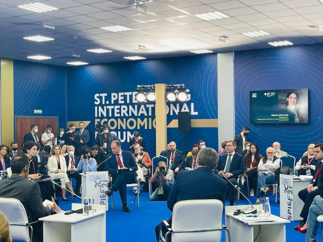 The General Mayor, Ion Ceban participated with a speech at the St. Petersburg International Economic Forum

