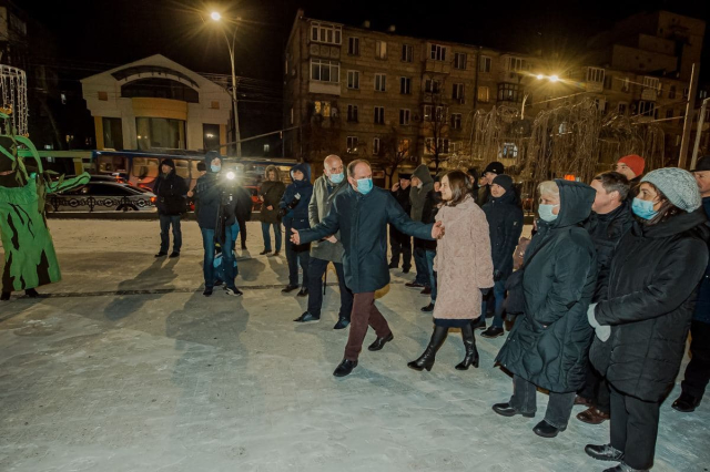 
Открытие после восстановления и модернизации пешеходной аллеи на бул. Григоре Виеру 