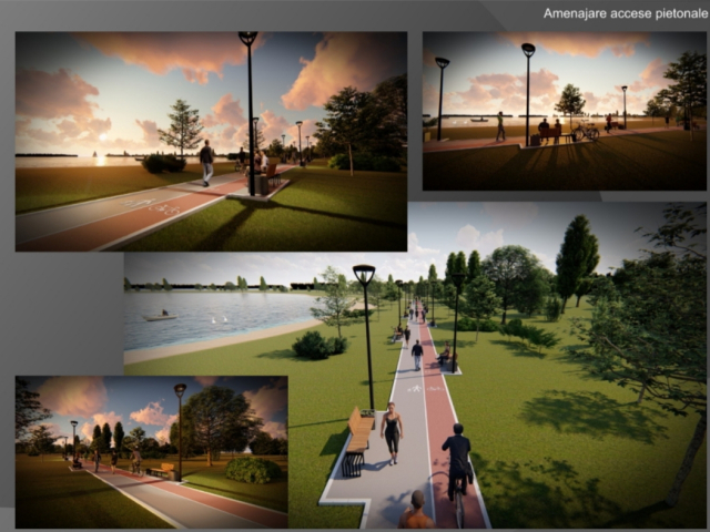 Landscaping works for "La Izvor" Park

