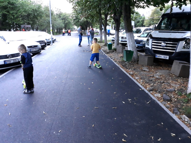 Rehabilitation of the pedestrian alley in Alba - Iulia street, Buiucani District

