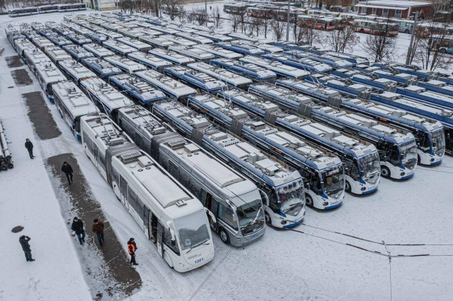 20 новых троллейбусов выйдут на линию в начале марта этого года