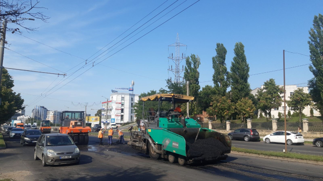 Lucrări de reparație curentă și întreținere a infrastructurii rutiere din capitală -17 august 2021