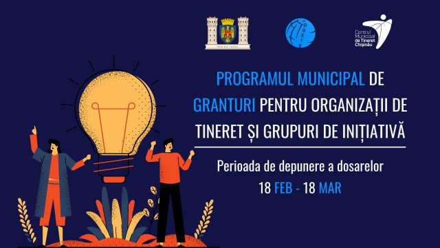 Lansarea Programului Municipal de Granturi pentru organizații de tineret și grupuri de inițiativă 