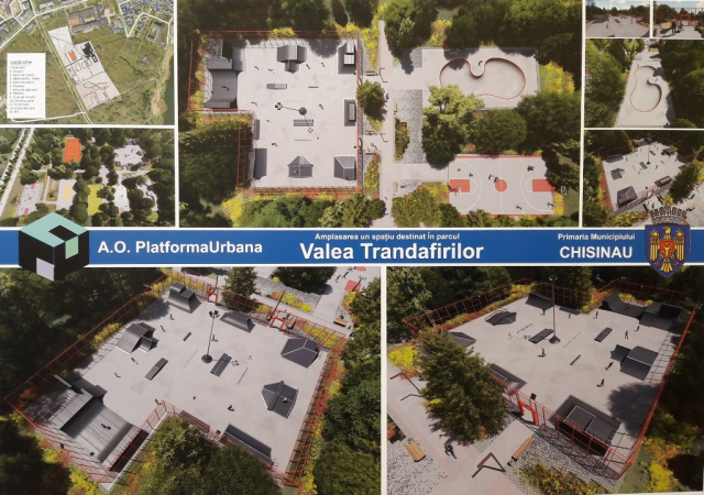 Prezentarea conceptului privind construcția unui Skatepark în Parcul "Valea Trandafirilor"