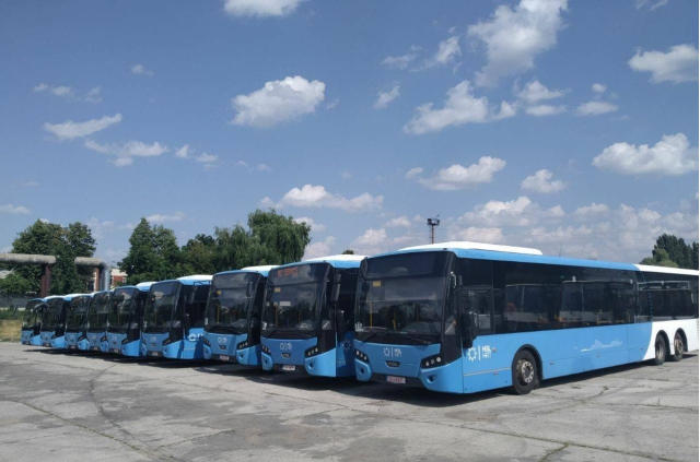 9 autobuze rulate de model VDL, din cele 40 achiziţionate din Olanda, au ajuns la Chişinău