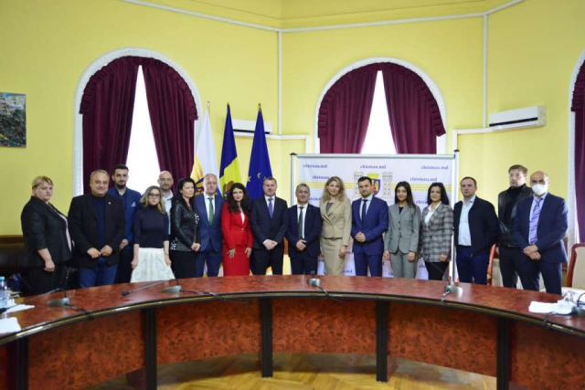 A delegation of the Association of Public Administrators of Romania was on a working visit at the Chisinau City Hall

