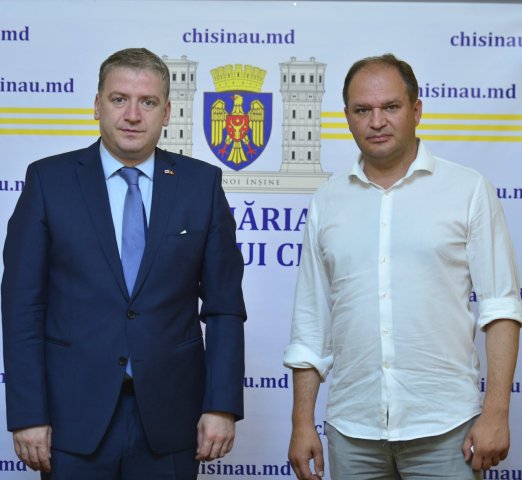 Primarul General, Ion Ceban, a avut o întrevedere cu Ambasadorul Georgiei la Chișinău 