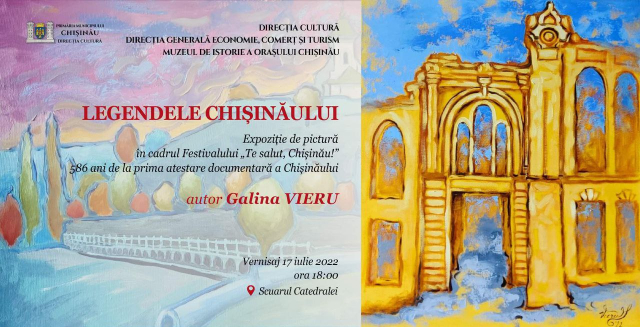 Expoziție de pictură „Legendele Chișinăului” 