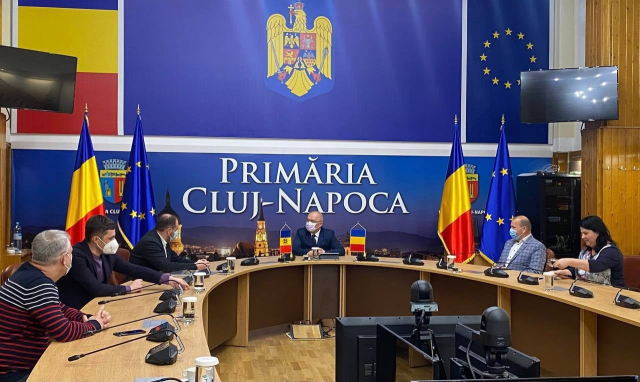 O delegație de la Chișinău a vizitat Primăria Cluj Napoca 