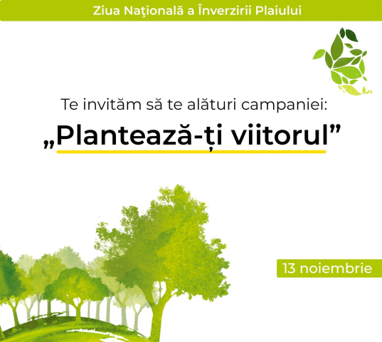 În cadrul campaniei naționale de înverzire „Plantează-ți viitorul”, în capitală vor fi plantați cca 22 mii de arbori și arbuști