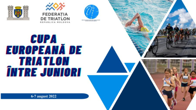 La Chișinău se va desfășura Cupa Europeană de Triatlon între Juniori 2022