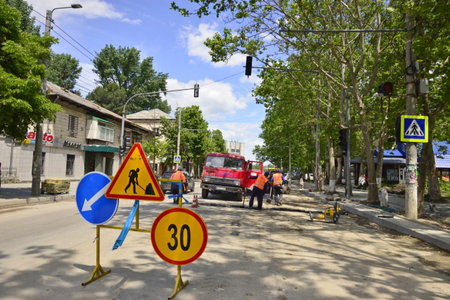 Suspendarea traficului rutier pe str. Ion Creangă, tronsonul cuprins între str. V. Belinski și E. Coca  