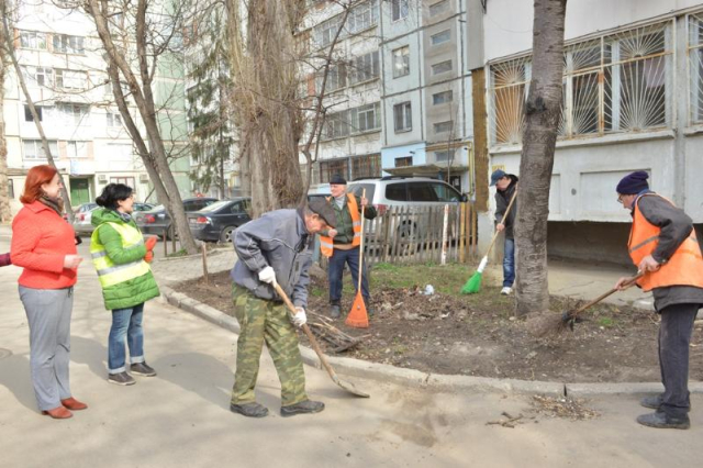 La Chişinău s-a desfăşurat Marea curăţenie de primăvară 