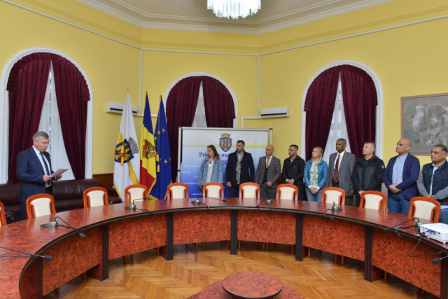 Taking the oath for granting citizenship of the Republic of Moldova