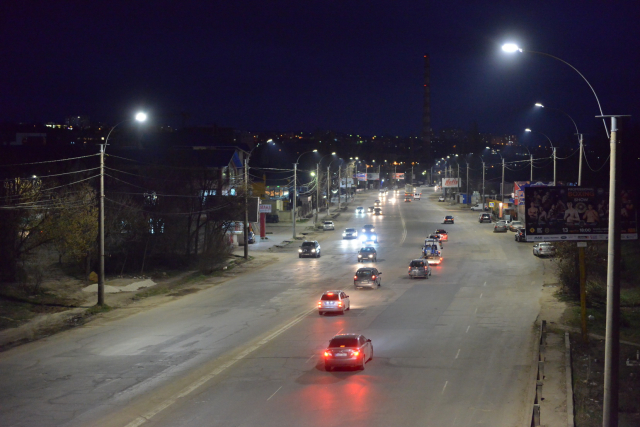 Inaugurarea iluminatului public pe Calea Moșilor, sectorul Râșcani