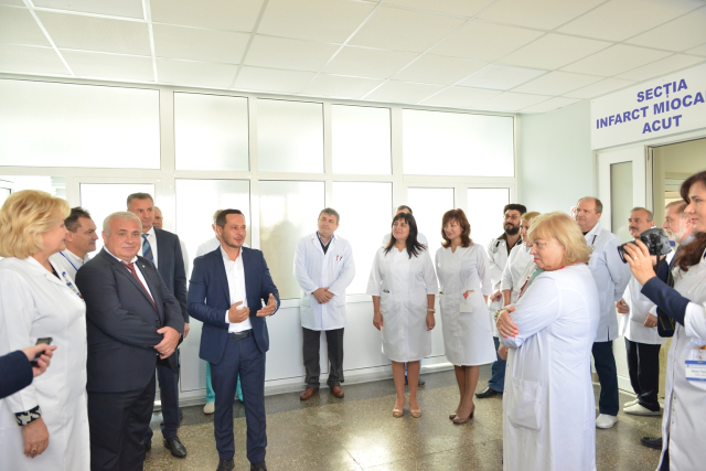 Vizita primarului general interimar al Chişinăului, Ruslan Codreanu, în cadrul Spitalului Clinic Municipal „Sf. Treime”

