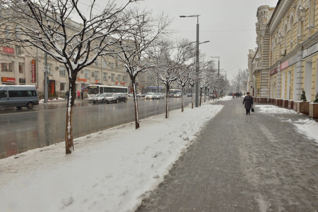 Situația în Chișinău, ca urmare a condițiilor meteo, ora 11.00