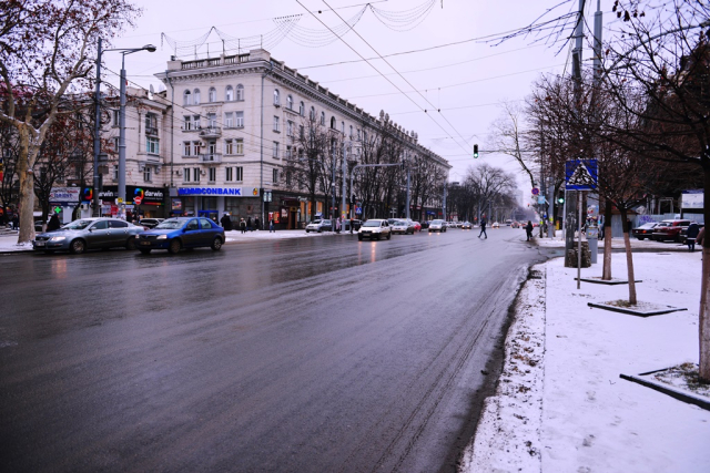 Situaţia privind deszăpezirea în municipiul Chișinău 