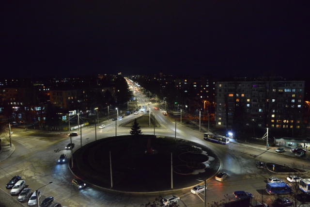 Inaugurarea iluminatului public pe strada Alba Iulia