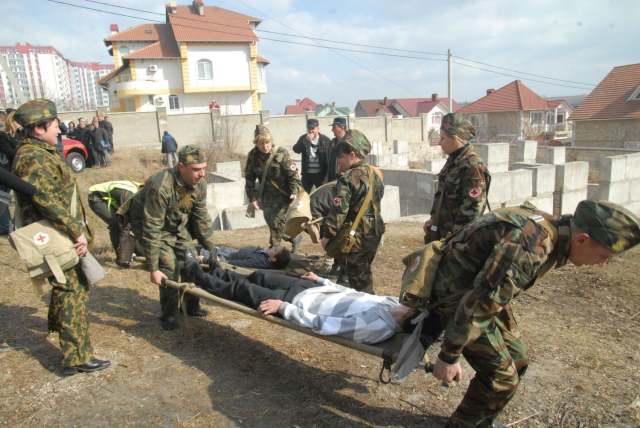 În Chişinău au fost organizate aplicaţii la protecţia civilă  