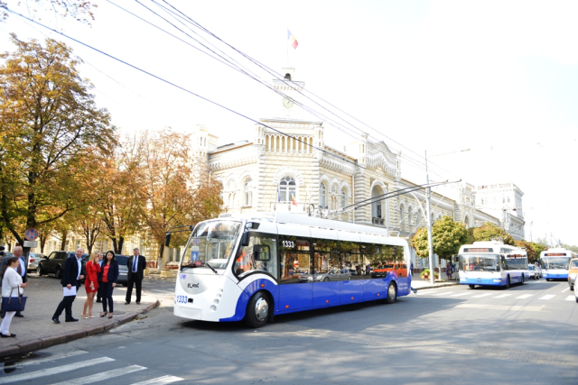 Circulaţia troleibuzului de model nou