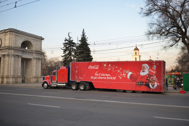 „Caravana Coca-Cola” la Chişinău 