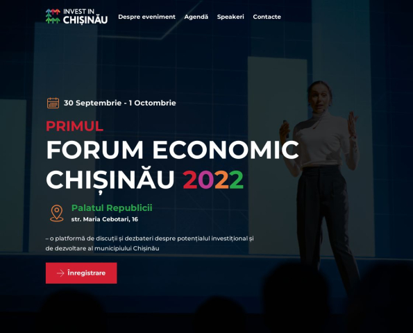 Circa 500 de persoane vor participa la Forumul Economic al Municipiului Chișinău 2022  