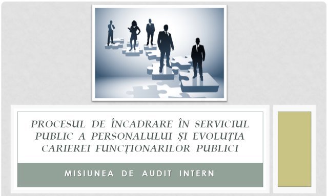 Auditul procesului de încadrare în serviciul public a personalului și evoluția carierei funcționarilor publici