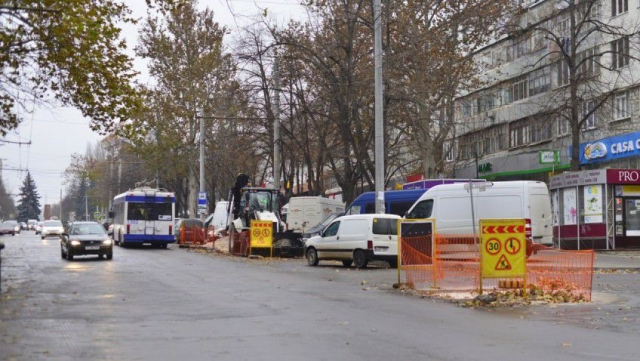 Suspendarea transportului public pe strada Ion Creangă, pe tronsonul str. V. Belinski - str. E. Coca