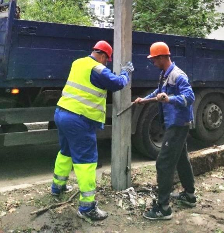 Реабилитация сетей уличного освещения в столице