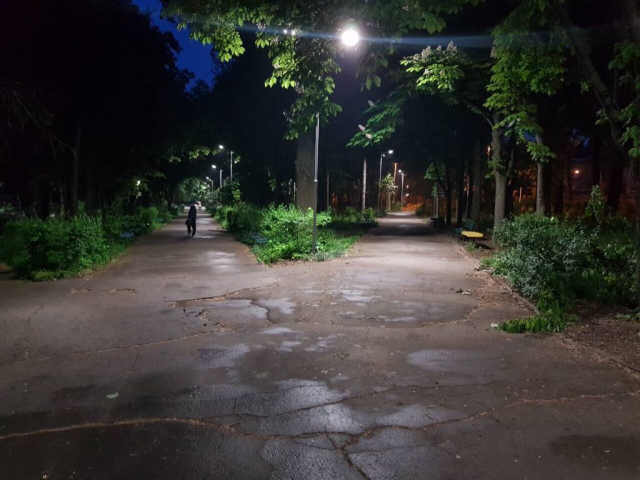 Inaugurarea iluminatului public în Parcul „Râșcani” 