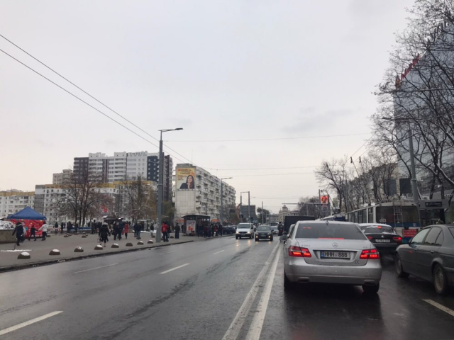 Situaţia în oraş, ca urmare a condiţiilor meteo