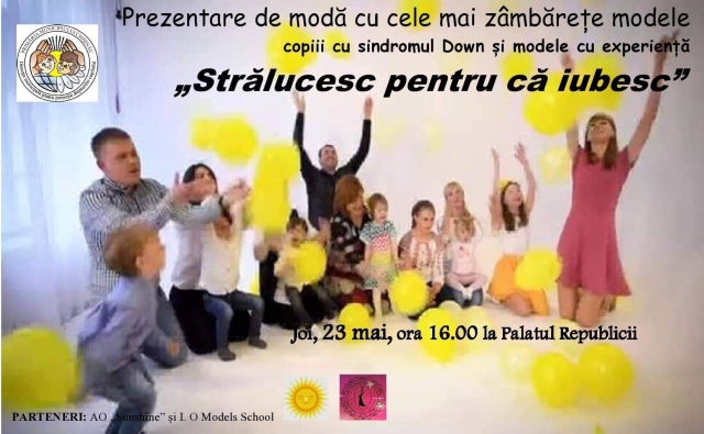 Eveniment de sensibilizare a publicului față de problema copiilor care suferă de Sindromul Down