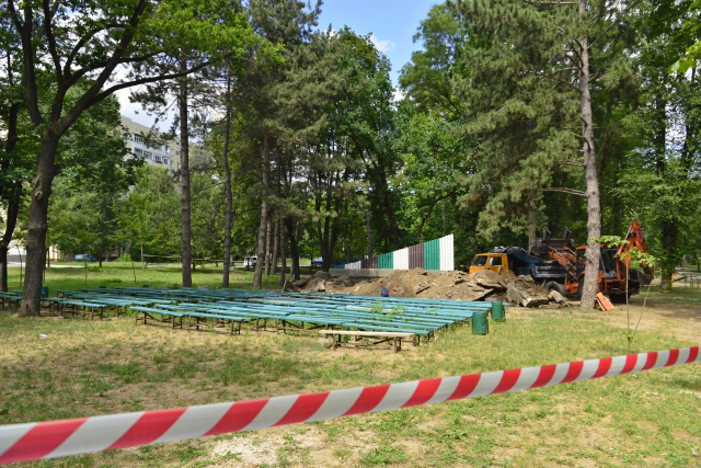 Startul lucrărilor de reconstrucție a Parcului „Alunelul", etapa a II-a