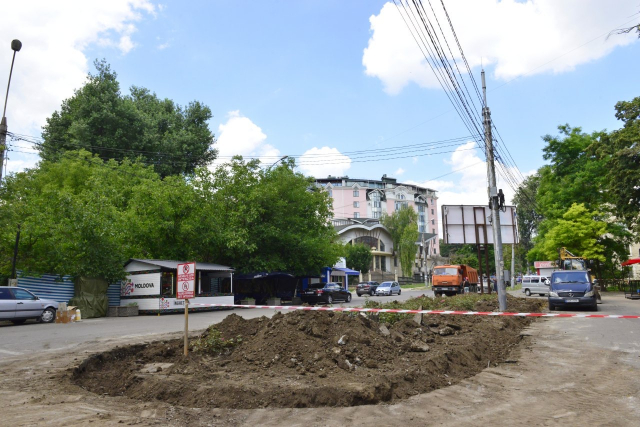 Amenajarea unui scuar pe strada Grigore Alexandrescu