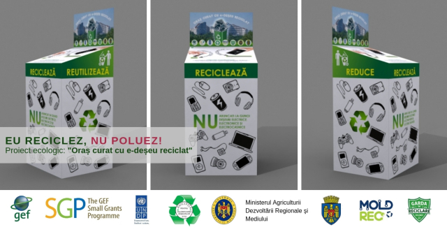 Colectarea deșeurilor de echipamente electrice și electronice în cadrul proiectului „Oraș curat cu e-Deșeu reciclat"

 